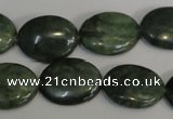 CDJ28 15.5 inches 15*20mm oval Canadian jade beads wholesale
