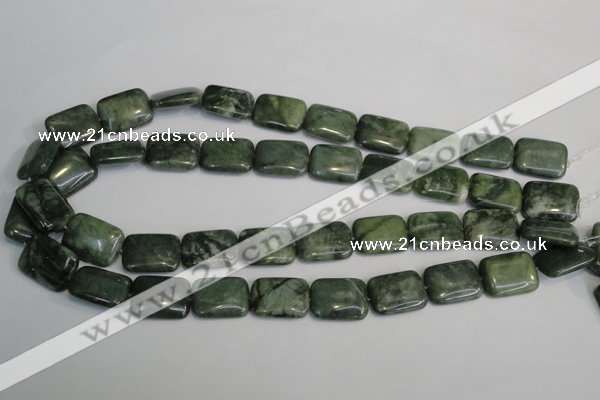 CDJ32 15.5 inches 15*20mm rectangle Canadian jade beads wholesale