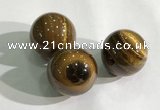 CDN1052 30mm round iron tiger decorations wholesale