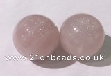 CDN1202 40mm round rose quartz decorations wholesale