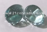 CDN1340 35*45mm egg-shaped glass decorations wholesale
