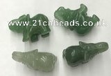 CDN387 20*40*30mm elephant green aventurine decorations wholesale
