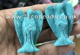 CDN493 35*50mm angel imitation turquoise decorations wholesale