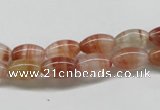 CDQ30 15.5 inches 6*10mm rice natural red quartz beads wholesale