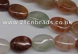 CDQ51 15.5 inches 10*14mm oval natural red quartz beads wholesale