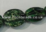 CDT967 10*15mm - 24*33mm star fruit shaped dyed aqua terra jasper beads