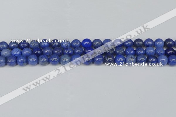 CDU342 15.5 inches 8mm round blue dumortierite beads wholesale