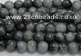 CEE03 15.5 inches 7mm round eagle eye jasper beads wholesale