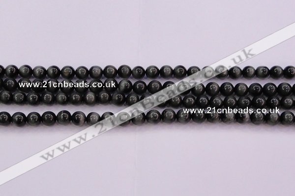 CEE502 15.5 inches 8mm round AAA grade green eagle eye jasper beads