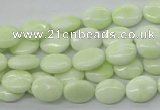 CEJ151 15.5 inches 8*10mm oval Australia lemon jade beads