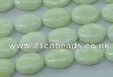 CEJ152 15.5 inches 10*14mm oval Australia lemon jade beads