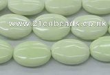 CEJ153 15.5 inches 13*18mm oval Australia lemon jade beads