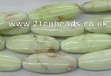 CEJ156 15.5 inches 10*28mm marquise Australia lemon jade beads