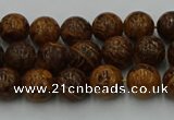 CEJ301 15.5 inches 6mm round elephant skin jasper beads wholesale