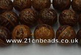 CEJ303 15.5 inches 10mm round elephant skin jasper beads wholesale