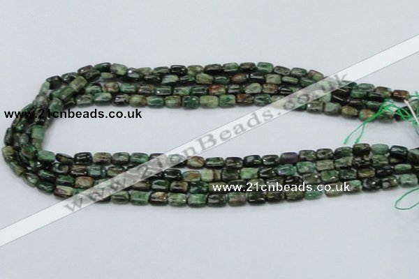 CEM16 15.5 inches 6*8mm rectangle emerald gemstone beads wholesale