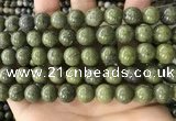 CEP204 15.5 inches 12mm round epidote gemstone beads wholesale