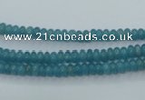 CEQ21 15.5 inches 2*4mm rondelle blue sponge quartz beads