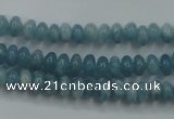 CEQ22 15.5 inches 4*6mm rondelle blue sponge quartz beads