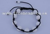 CFB515 12mm round candy jade beads adjustable bracelet wholesale