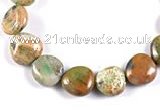 CFC04 10mm heart 15.5 inches fossil coral  beads Wholesale