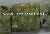 CFC129 15.5 inches 30*30mm square fossil coral beads wholesale