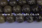 CFC213 15.5 inches 10mm round grey fossil coral beads wholesale