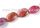 CFC30 10*15mm oval 15.5 inches fossil coral  beads Wholesale