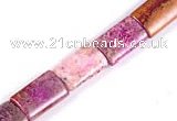 CFC33 15.5 inch 10*15mm rectangle fossil coral  beads Wholesale