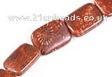 CFC39 15 inches 13*18mm rectangle fossil coral beads Wholesale