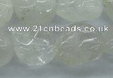 CFG341 15.5 inches 18*22mm carved skull white crystal beads