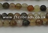 CFJ210 15.5 inches 4mm faceted round fancy jasper beads wholesale