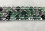 CFL1476 15.5 inches 14mm round AA grade fluorite gemstone beads
