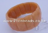 CGB307 8 inches 14*30mm faceted rectangle red aventurine bracelet