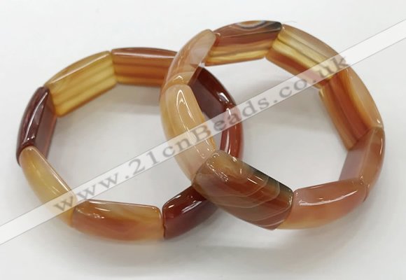 CGB3202 7.5 inches 18*29mm agate gemstone bracelets wholesale