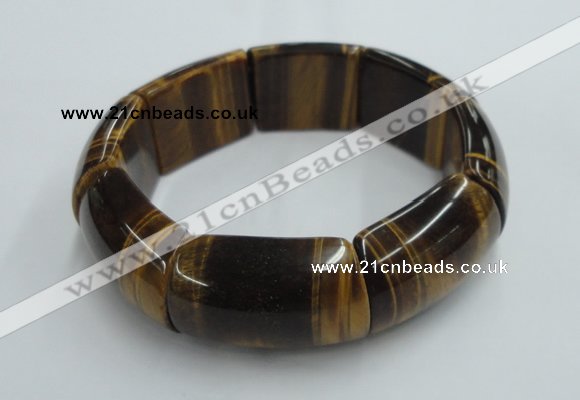CGB407 8 inches 19*28mm tiger eye gemstone bracelet