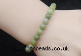 CGB5008 6mm, 8mm round China jade beads stretchy bracelets