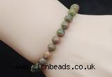 CGB5062 6mm, 8mm round unakite beads stretchy bracelets