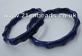 CGB522 8 inches 10*16mm bone natural lapis lazuli gemstone bracelet