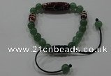CGB70 2PCS Tibetan agate dZi beads & aventurine jade beads adjustable brace