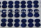 CGC173 12*16mm oval druzy quartz cabochons wholesale