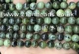CGJ502 15.5 inches 8mm round green jade beads wholesale