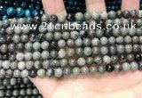 CGJ510 15.5 inches 4mm round green forst jasper beads wholesale