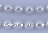CGL05 5PCS 16 inches 12mm round dyed glass pearl beads wholesale