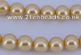 CGL59 5PCS 16 inches 18mm round dyed plastic pearl beads wholesale