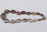 CGN45 18.5 inches 10*14mm � 25*35mm nuggets leopard skin stone necklaces