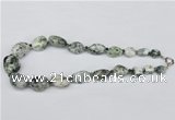CGN66 18.5 inches 12*14mm � 24*28mm nuggets tree agate necklaces