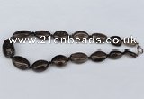 CGN67 18.5 inches 14*20mm � 25*35mm nuggets smoky quartz necklaces