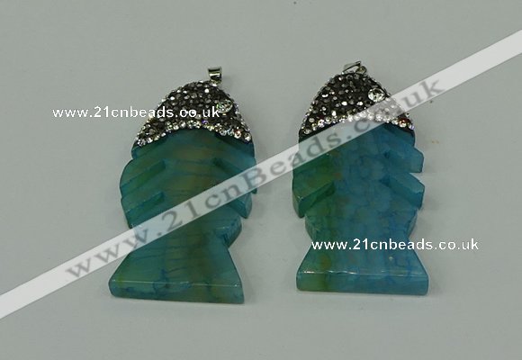 CGP134 25*48mm fishbone agate gemstone pendants wholesale