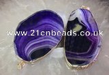 CGP2013 30*50mm - 50*80mm freeform agate slab pendants wholesale
